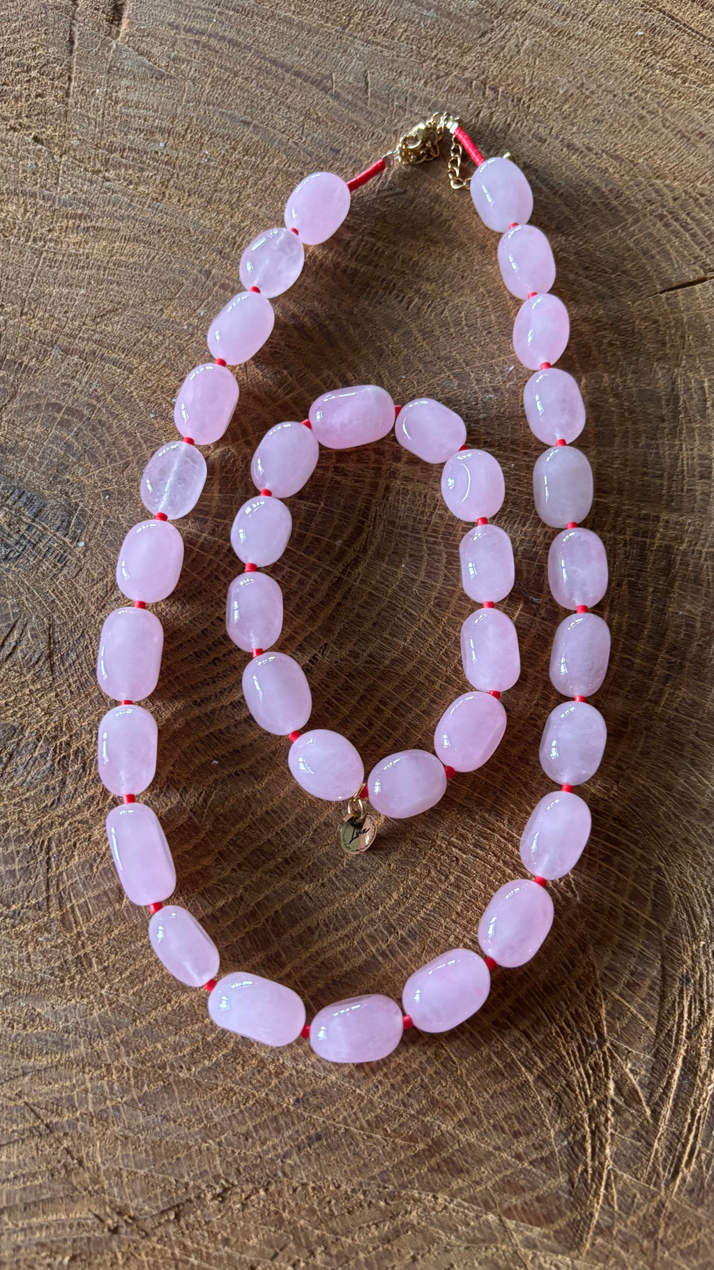 Korte ketting natuursteen