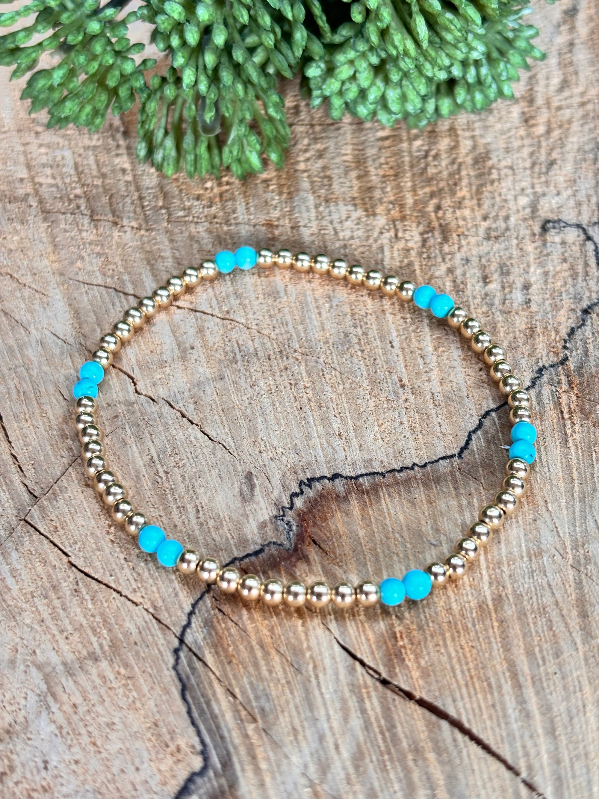 Gold filled 14k armband 3mm