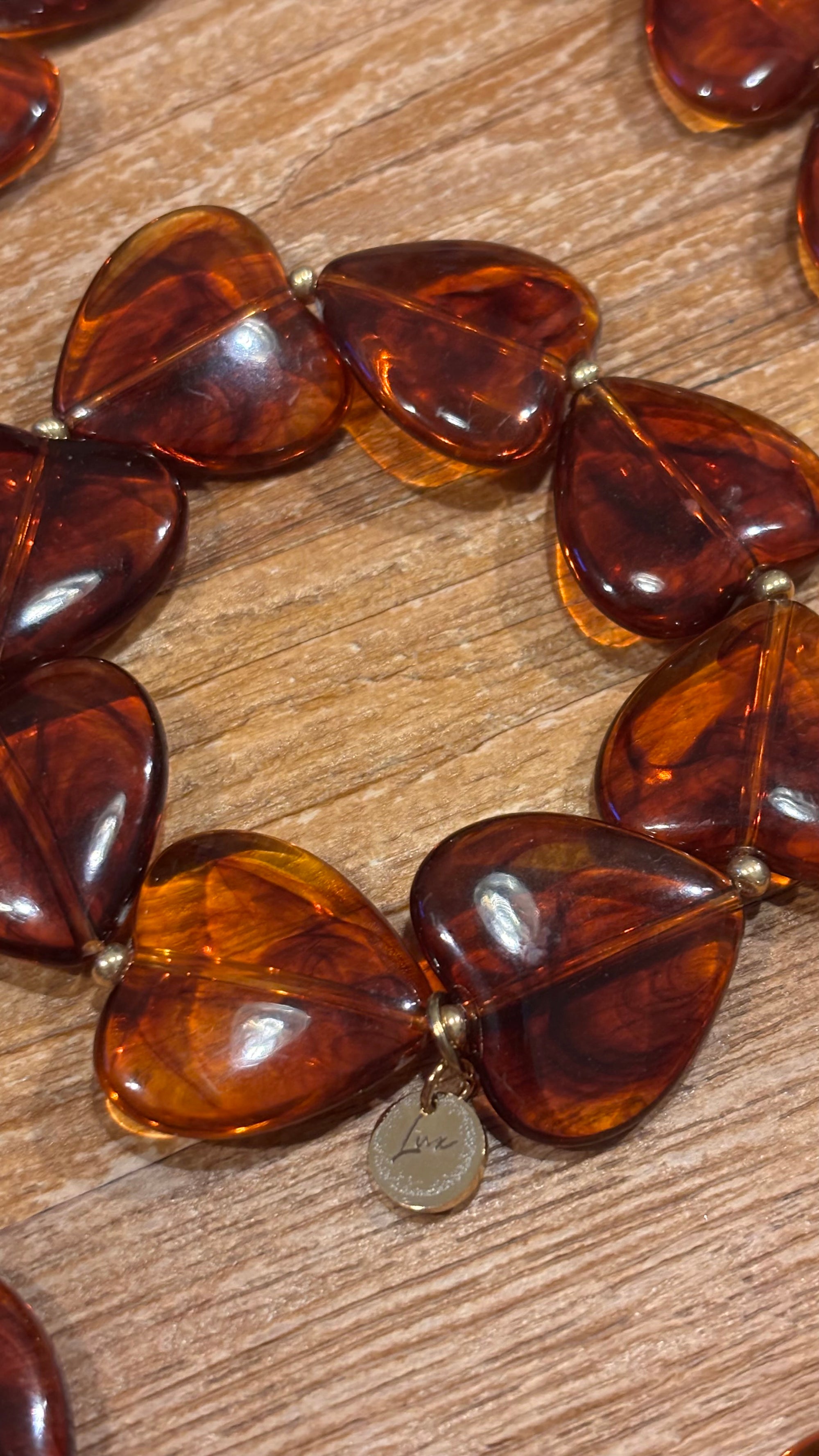 Stretch armband hart