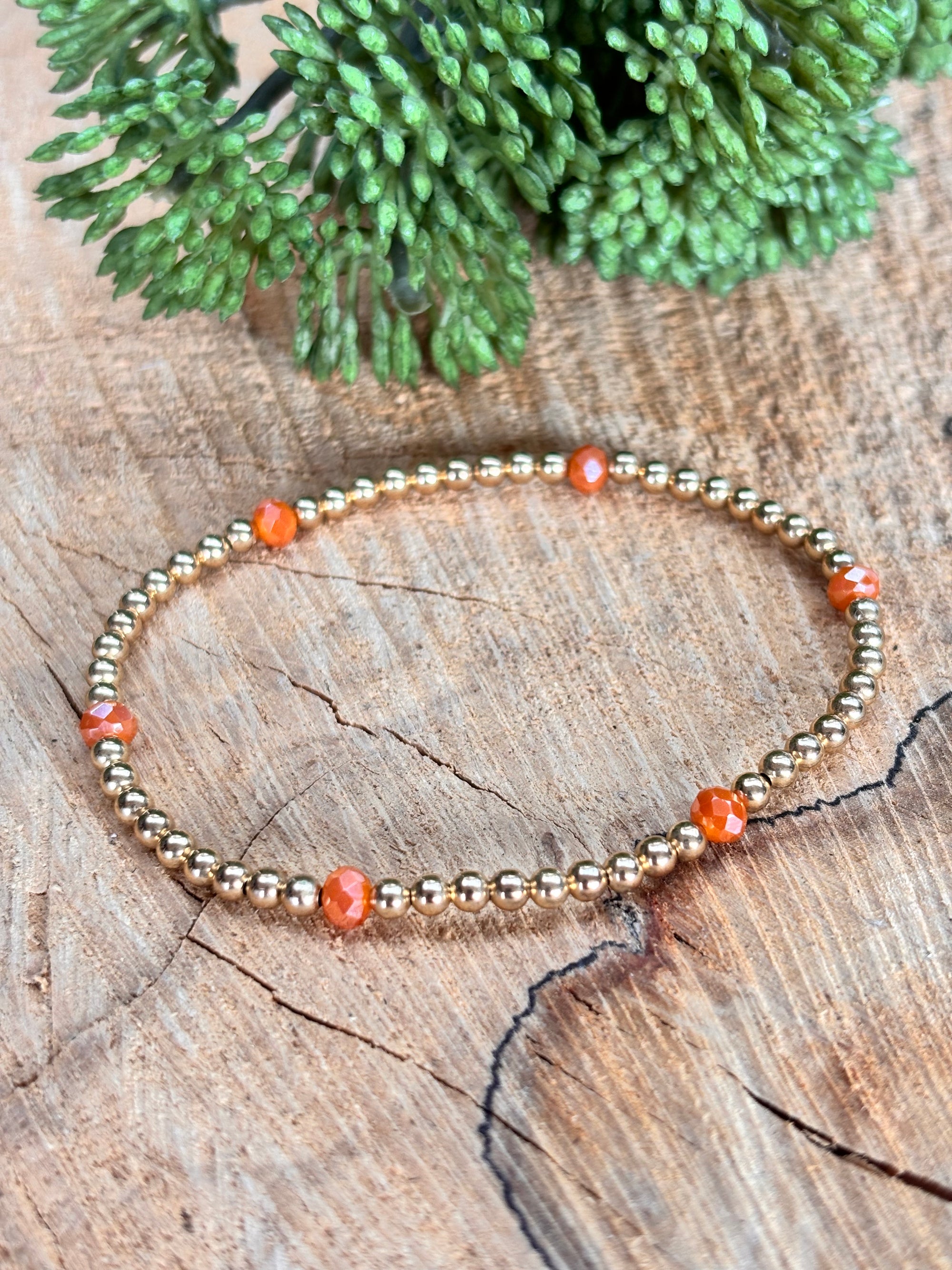 Gold filled 14k armband 3mm