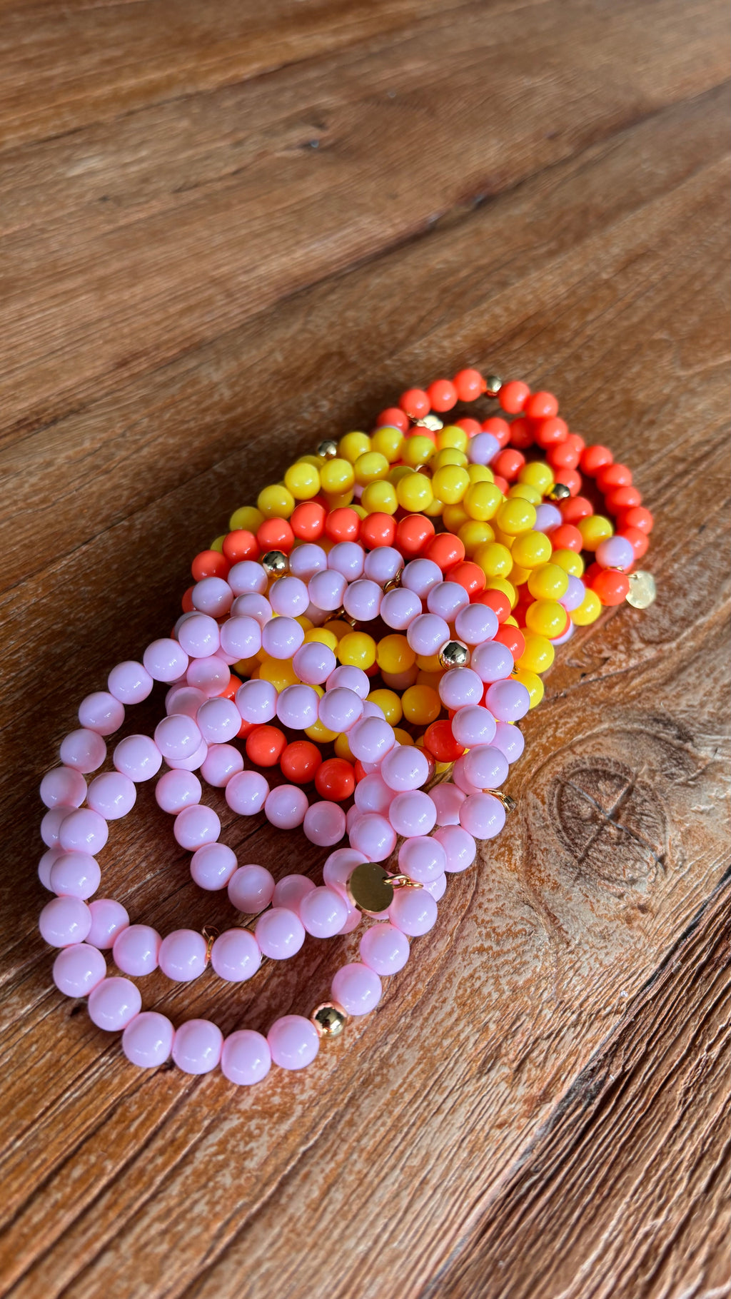 Stretch armband multicolor