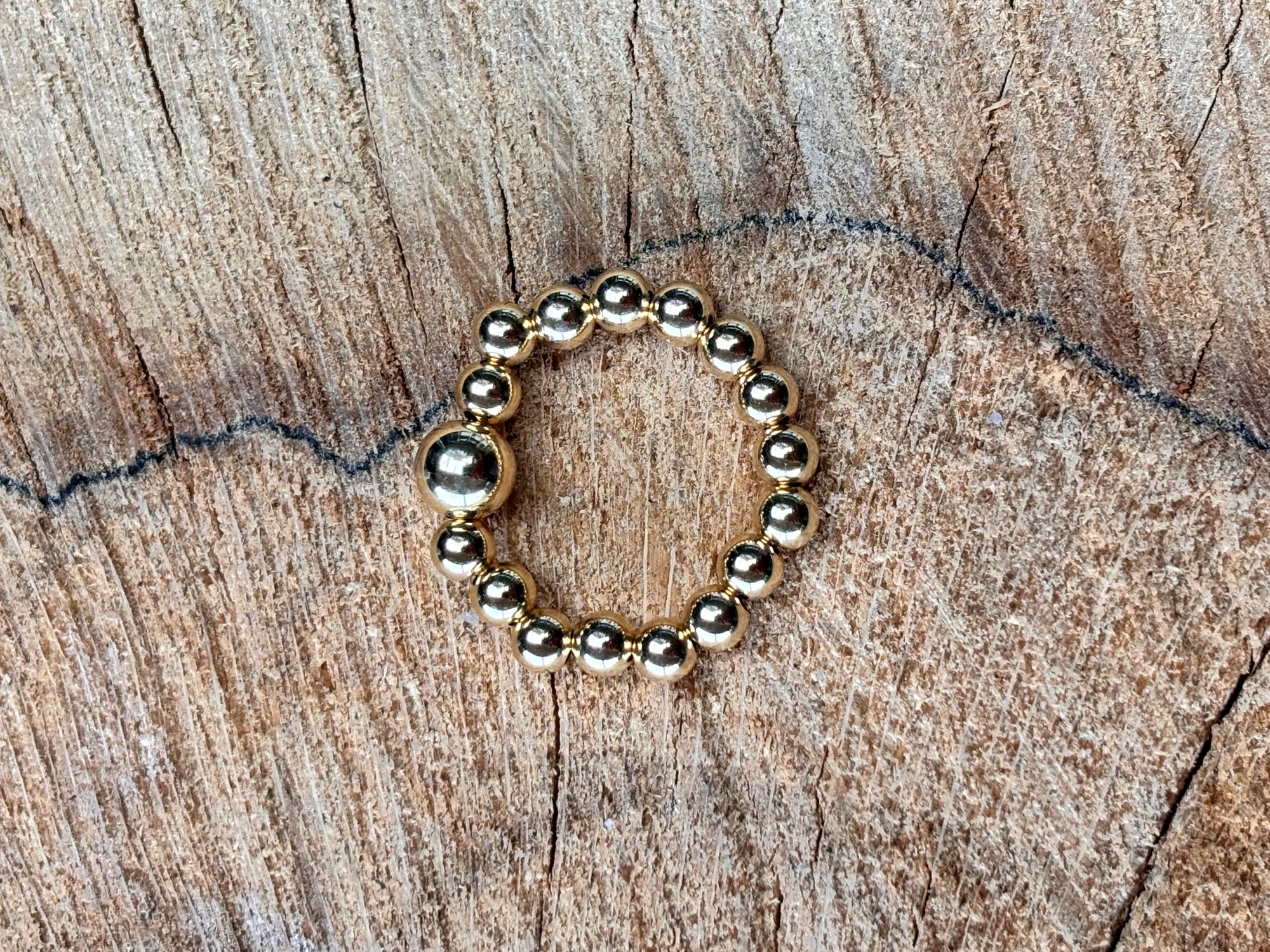 Gold filled 4mm ring