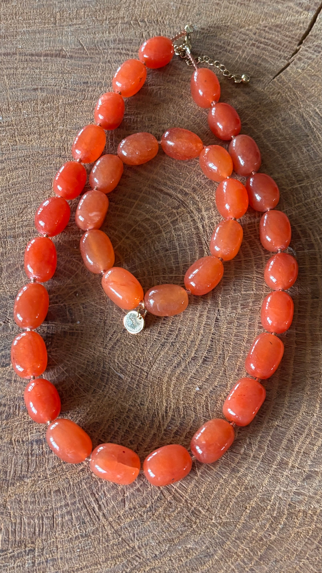 Armband cognac stretch