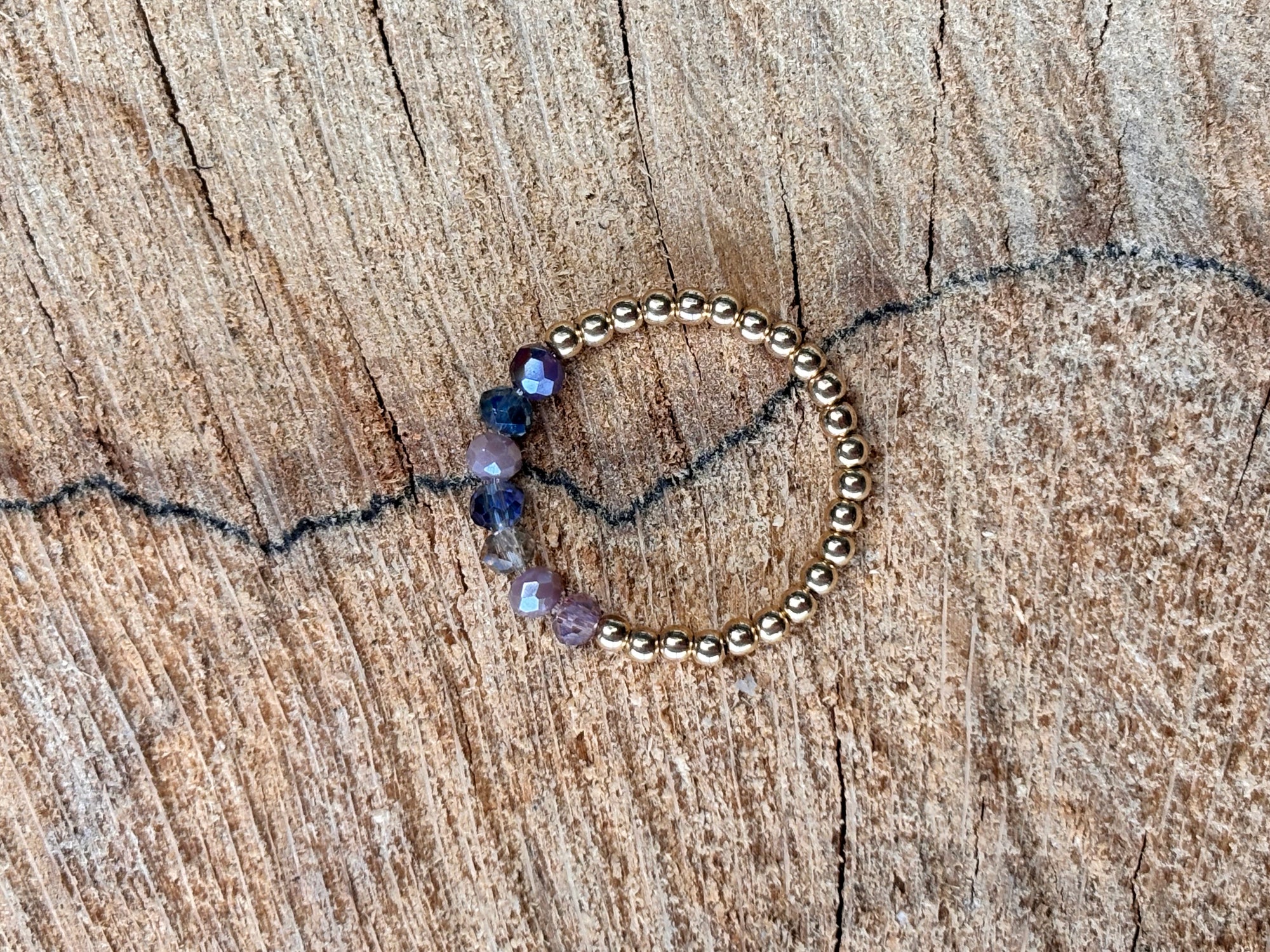 Golf filled 2mm ring