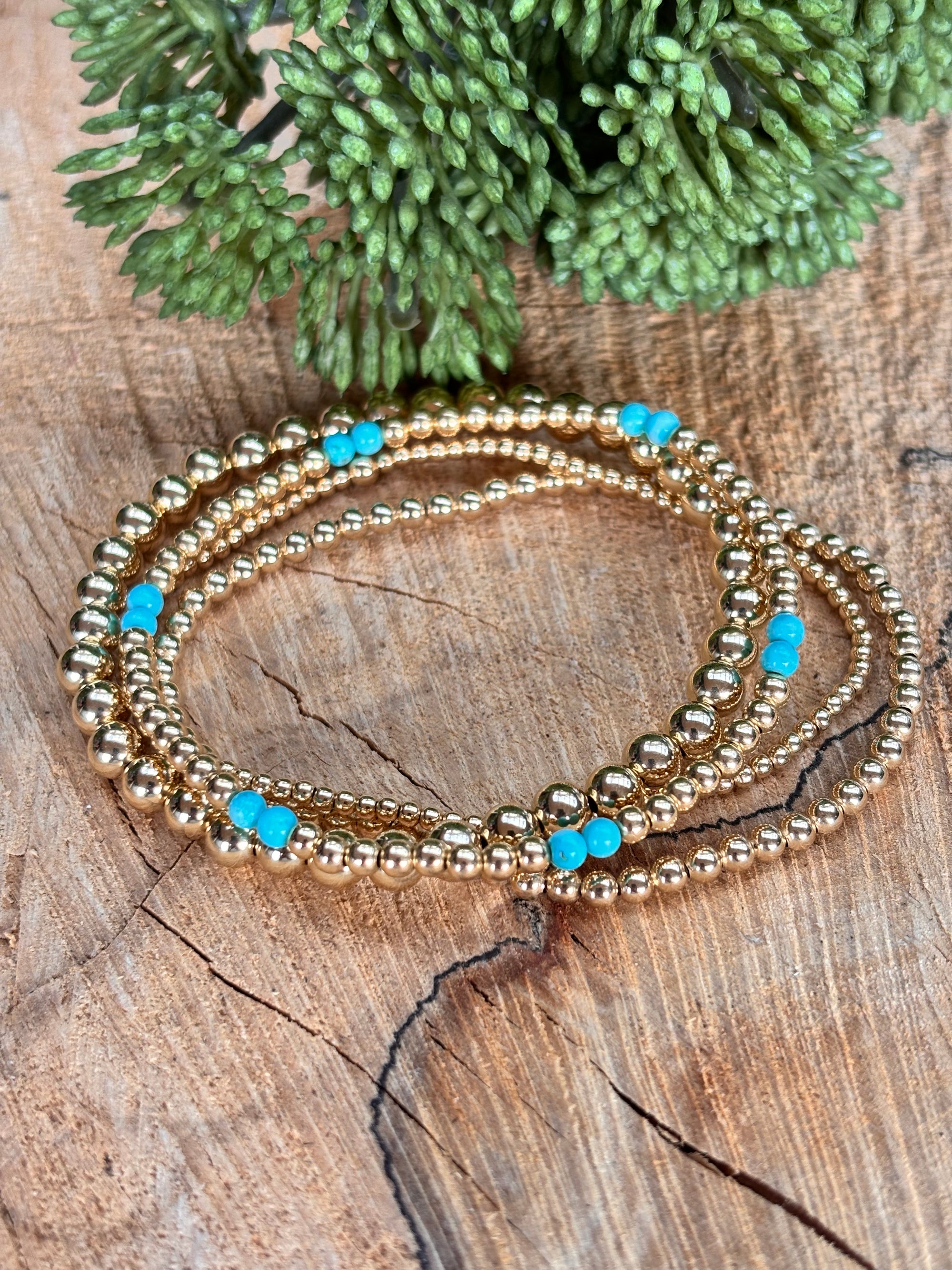 Gold filled 14k armband 3mm