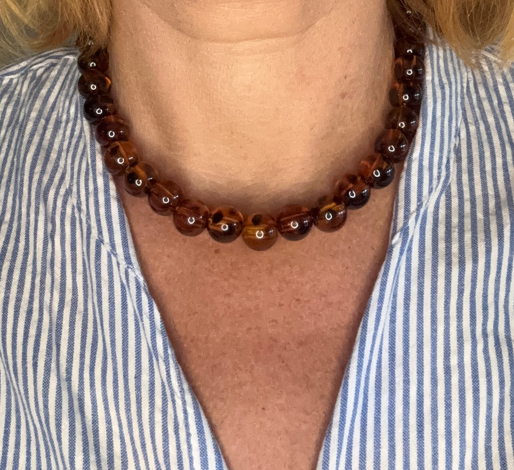 Acryl panter ketting