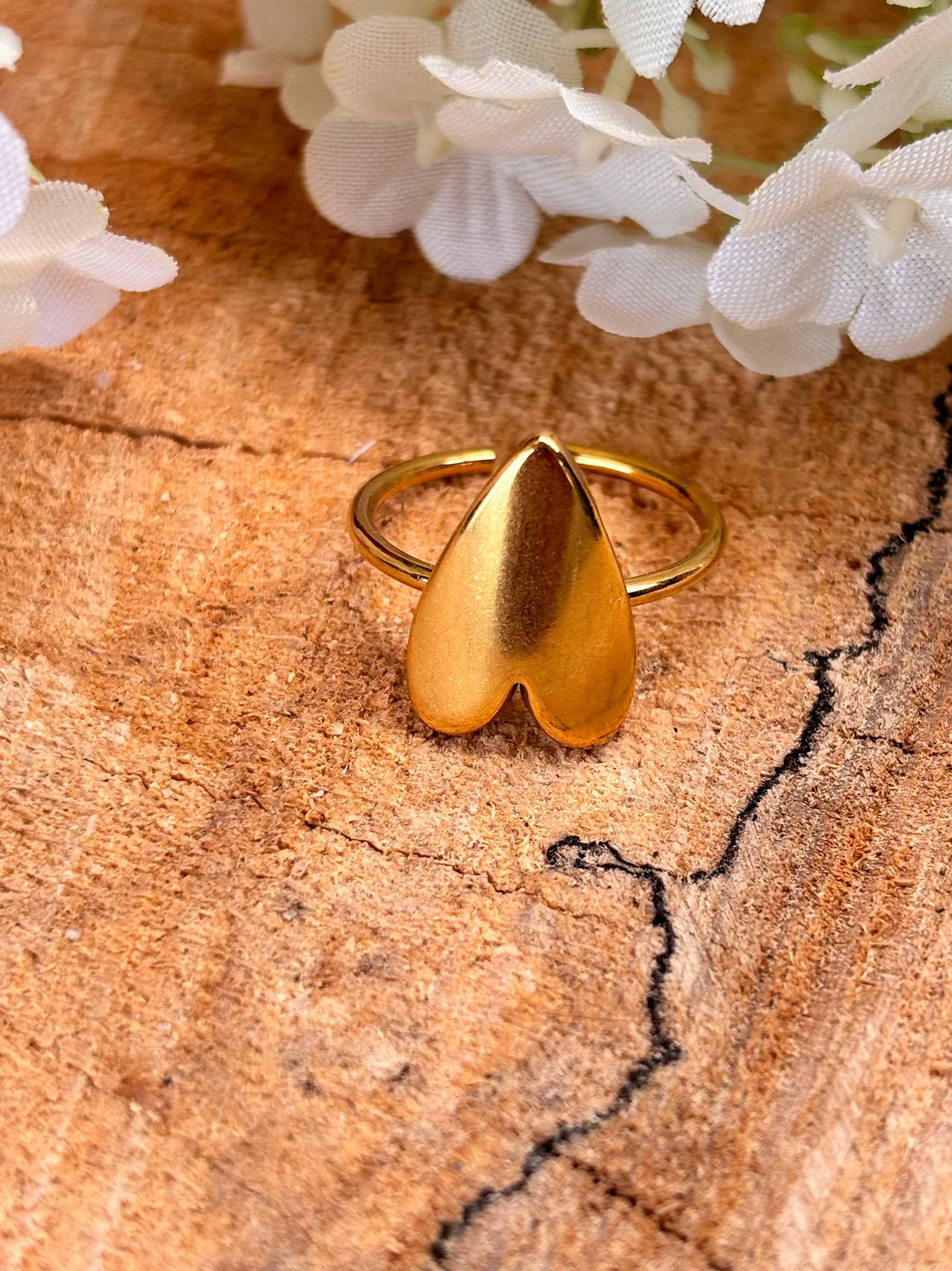 Ring hart gold
