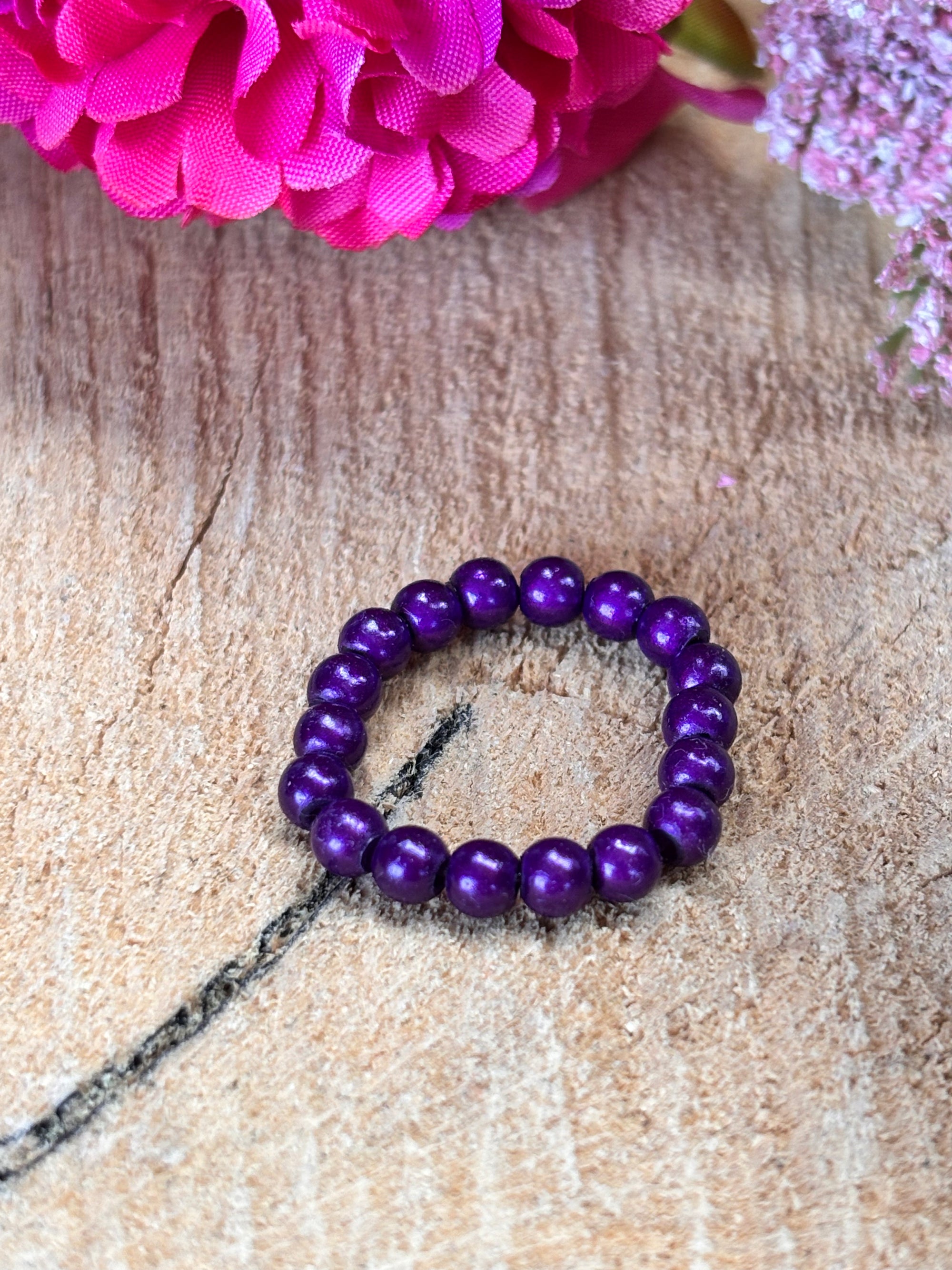 Stretch ring purple
