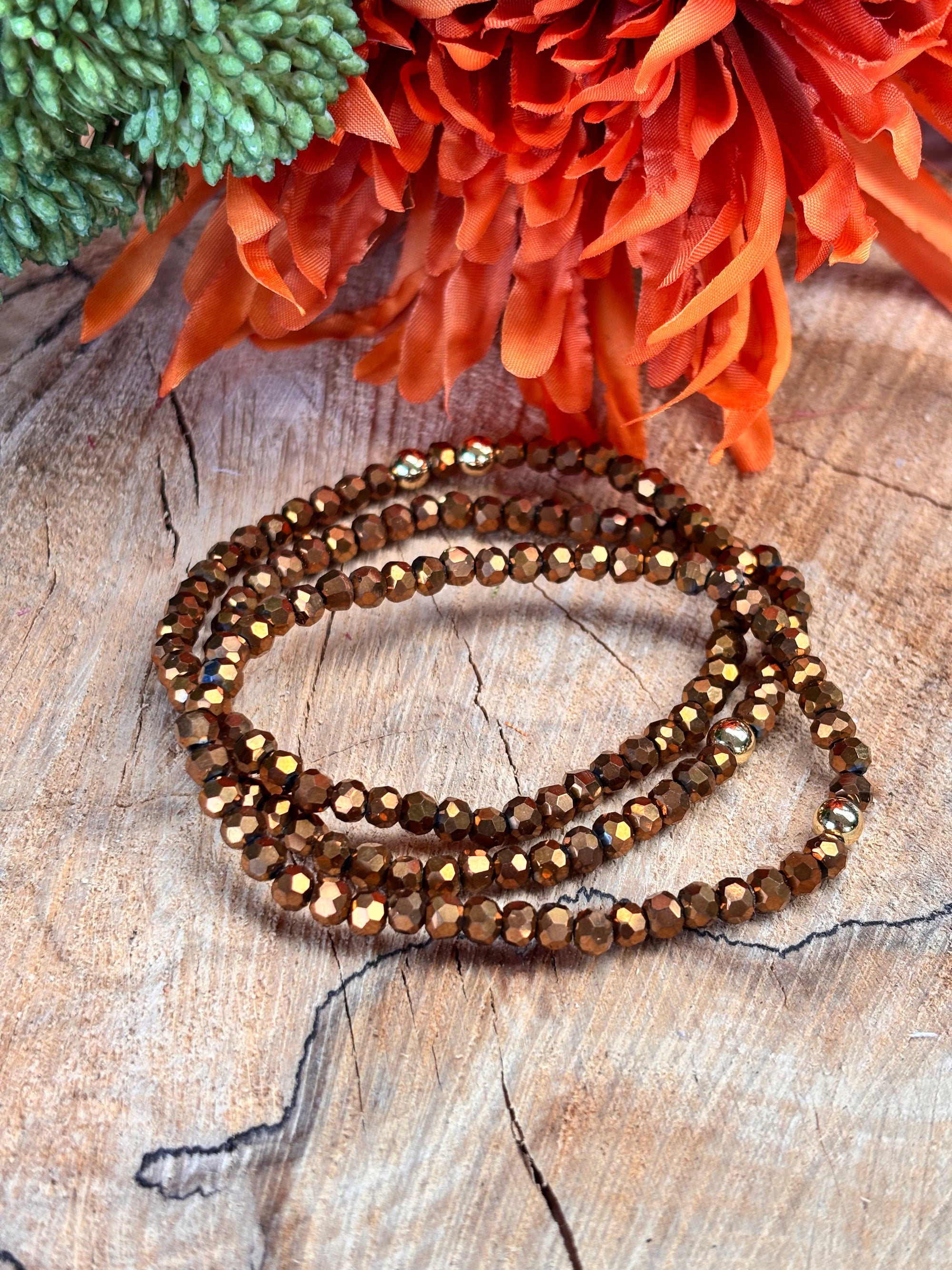 Lucido bruin/brons 4mm