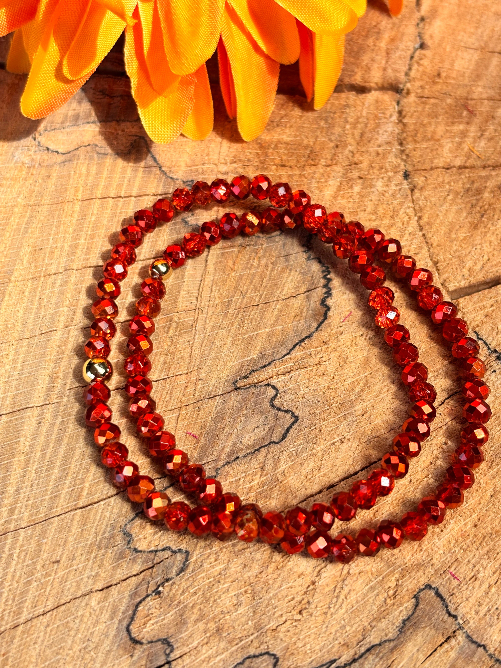 Lucido oranje rood 4mm