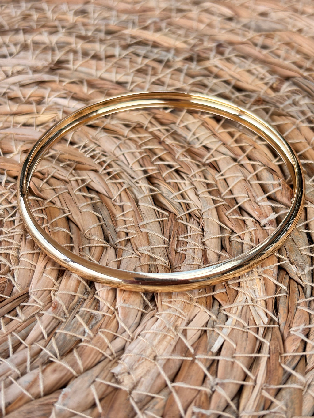 Trendy metalen armband gold