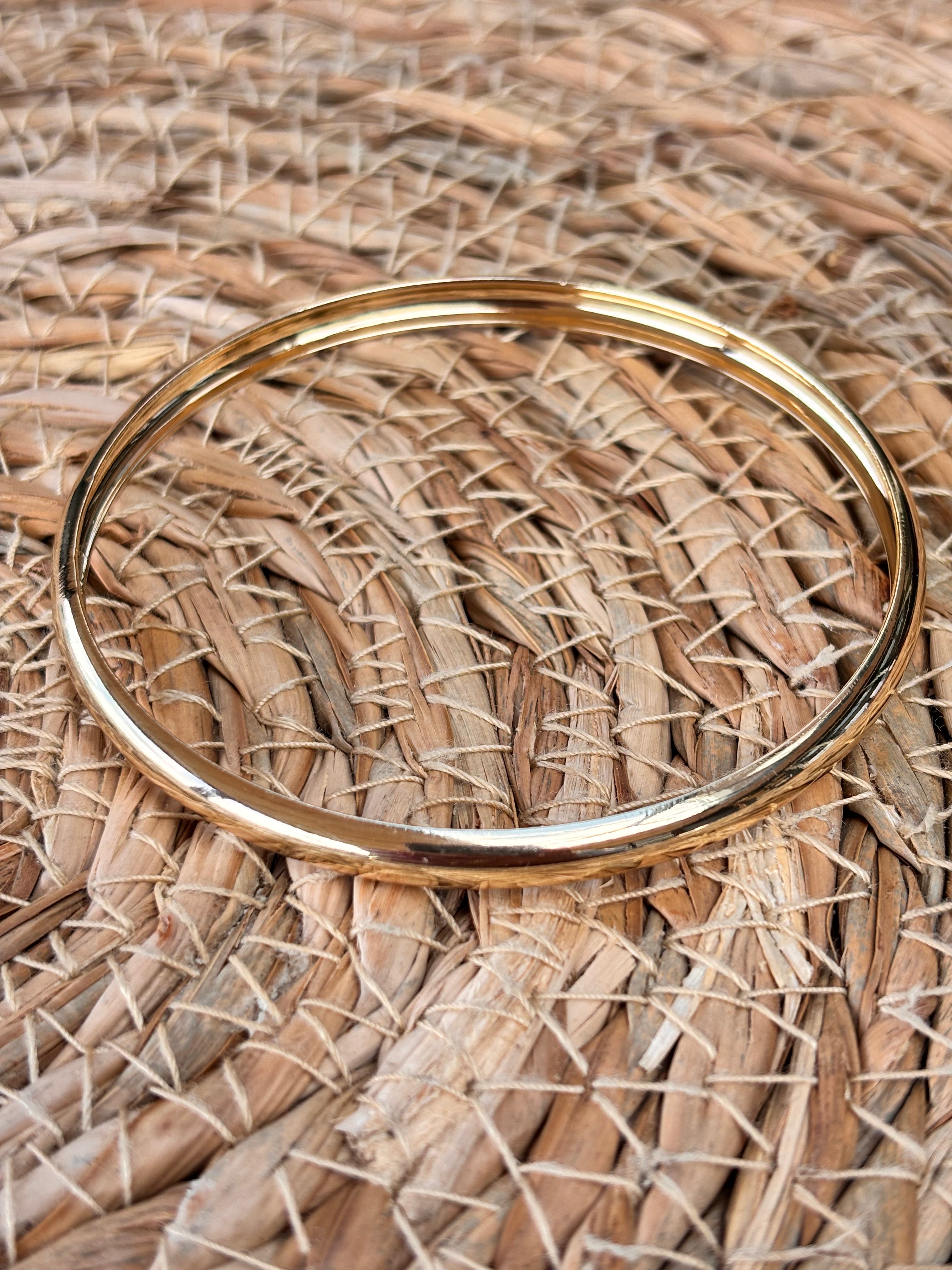 Trendy metalen armband gold